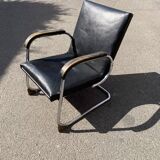 Black armchair