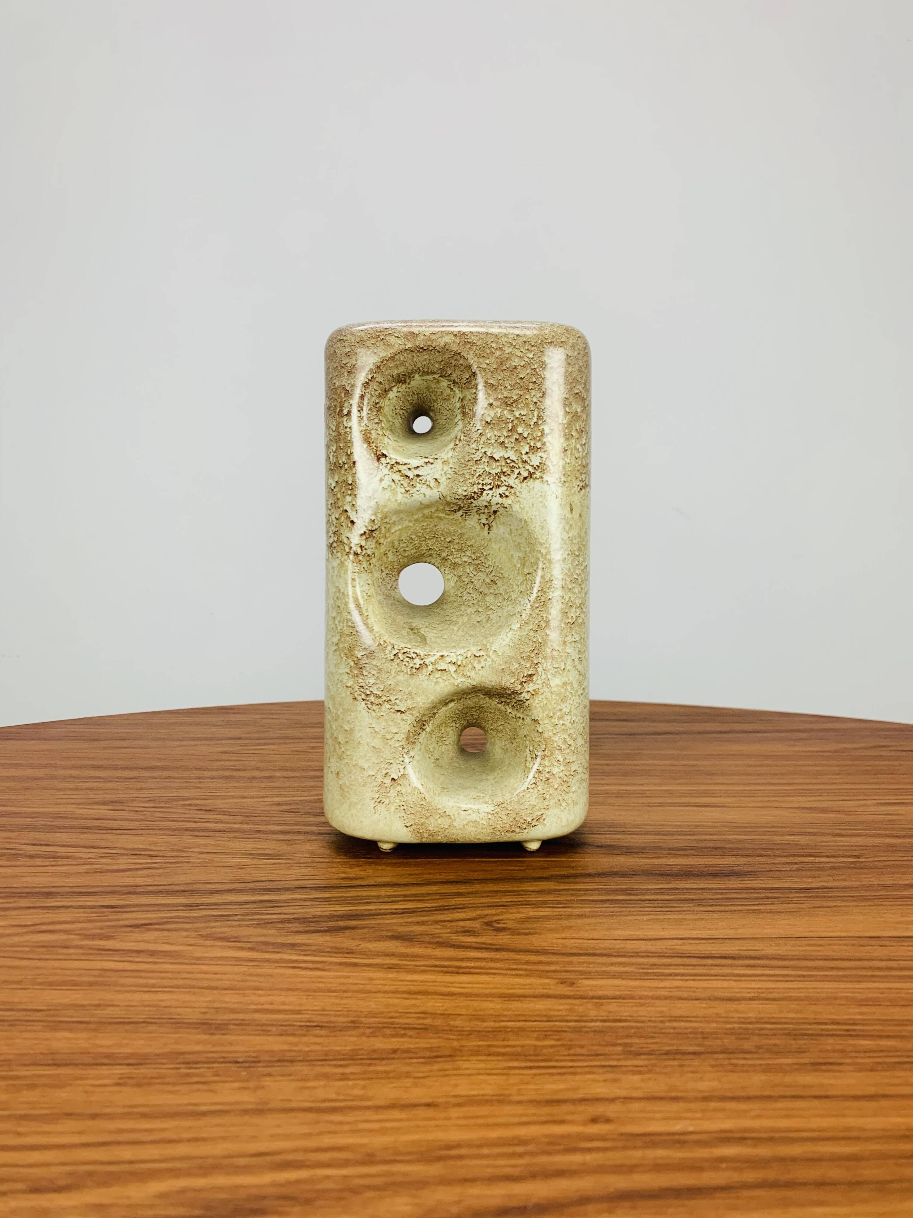 Roberto Rigon vase for Bertoncello, vintage ceramic