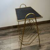 Magazine holder end table