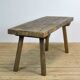 Solid oak farm table, raw art 1930s