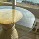 Table bambou et verre