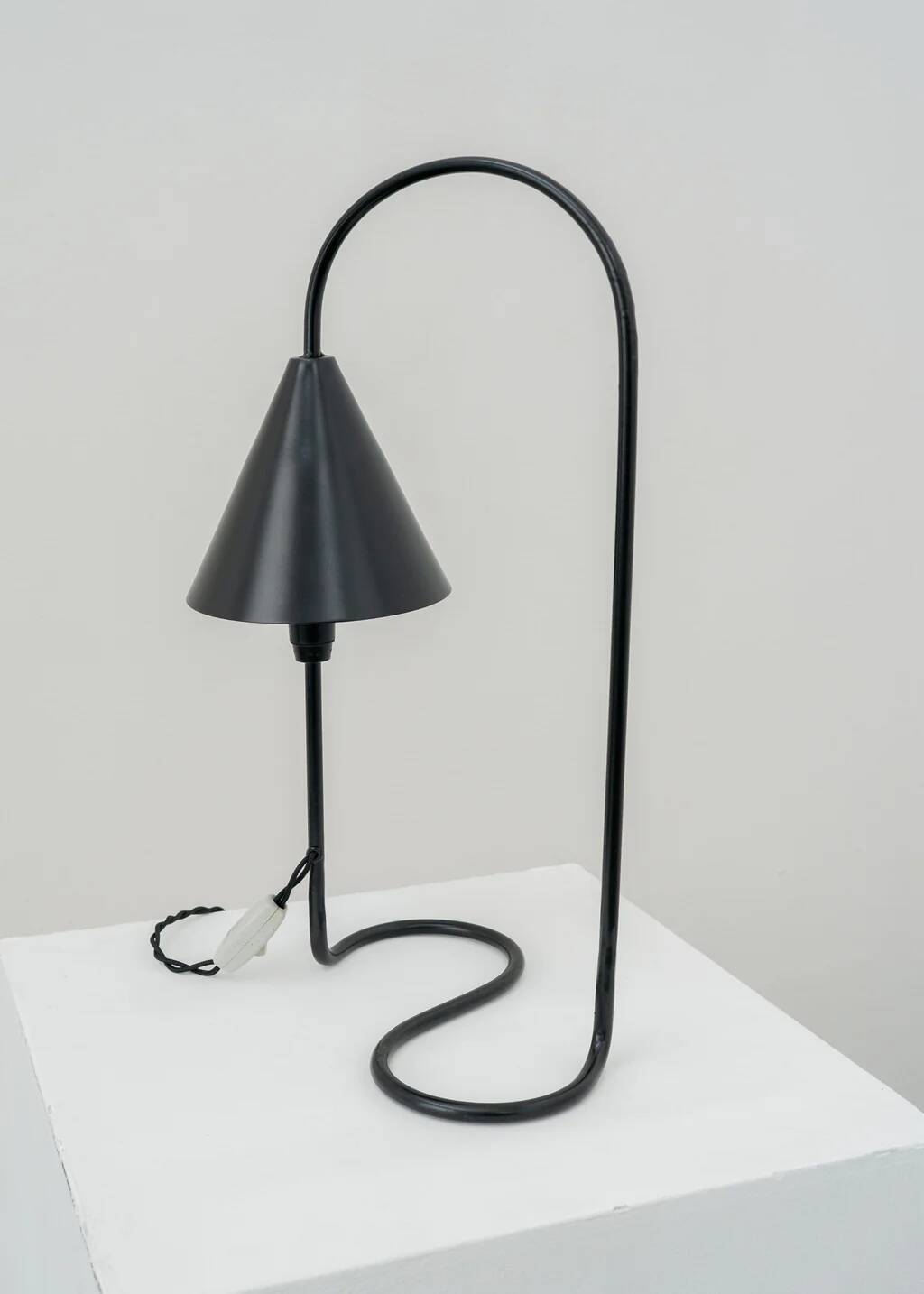 Sculptural vintage table lamp