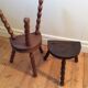 3 tripod stools