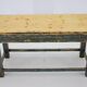 1950s Patinated Pine Tree Wooden Table, Czechoslovakia