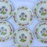 Set of 6 deep plates Moulins des Loups et Orchies