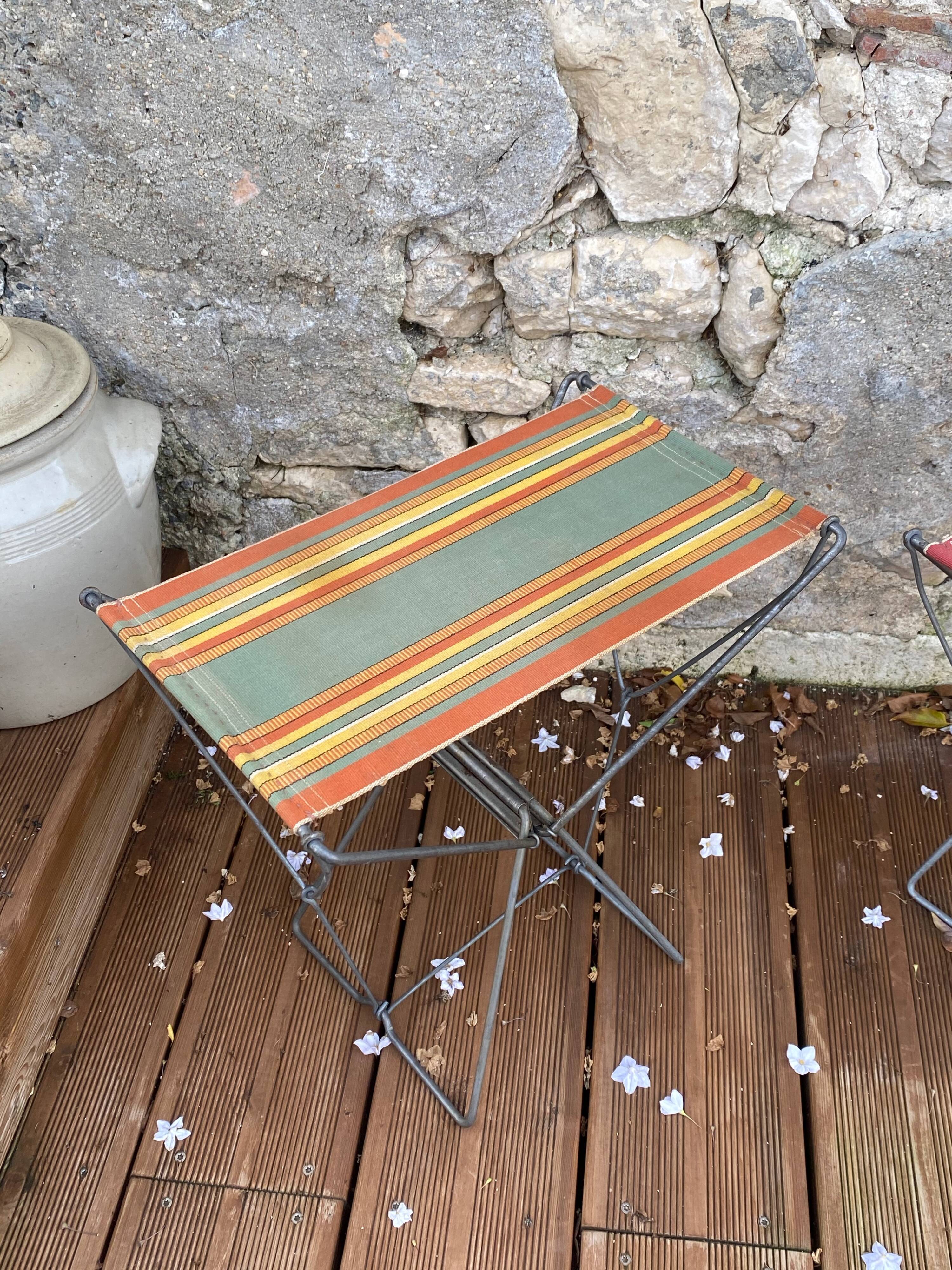 Small fisherman's folding stool