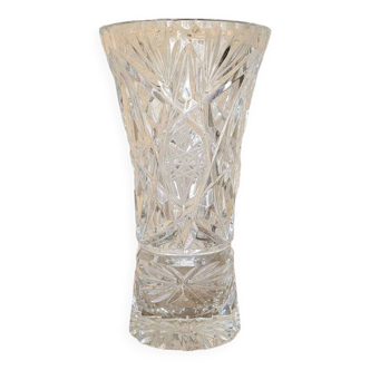 Vase en cristal ciselé