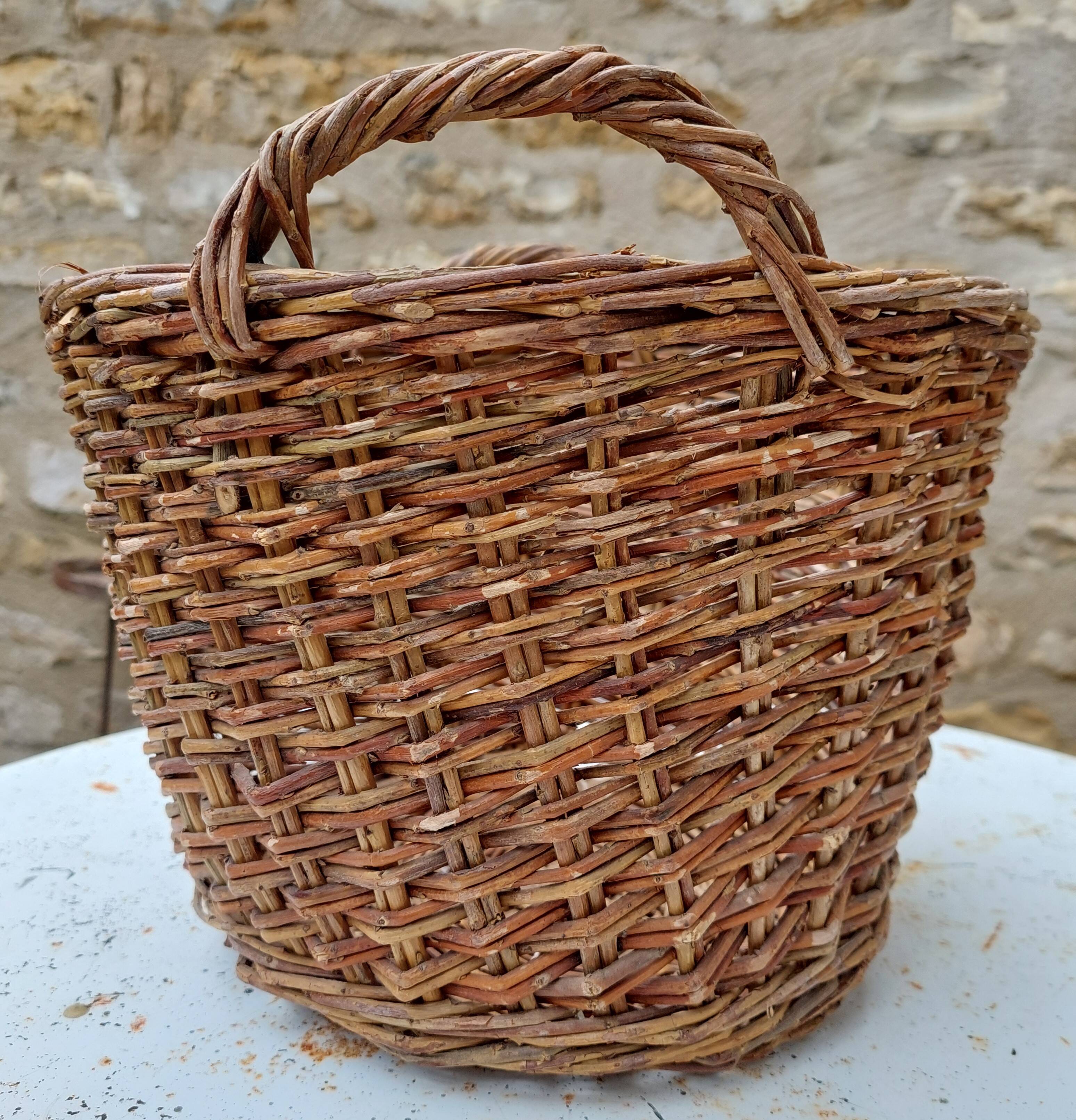 Vintage wicker basket 29 cm