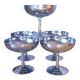Set of 5 L'Etang Remy stainless steel ice cream cups