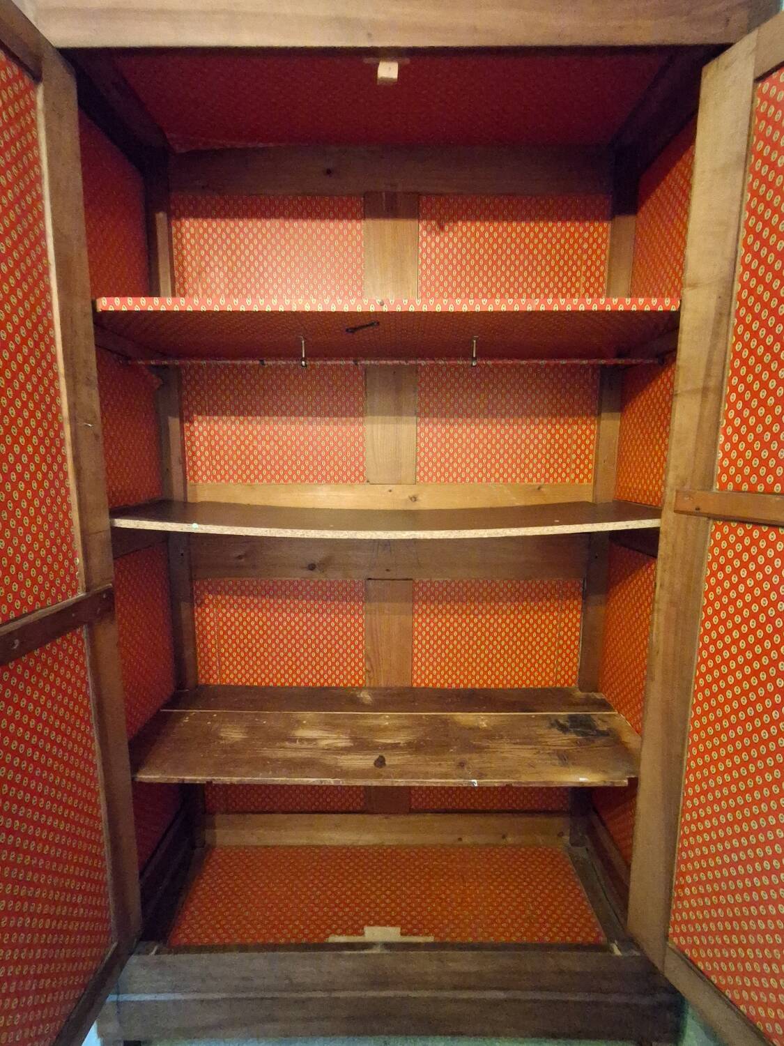 Antique walnut wardrobe