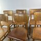 Lot de 6 chaises Bistrot Thonet vintage en bois 1960'S