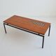 Table basse moderniste scandinave 1950 vintage