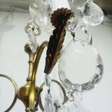 3-light bronze chandelier