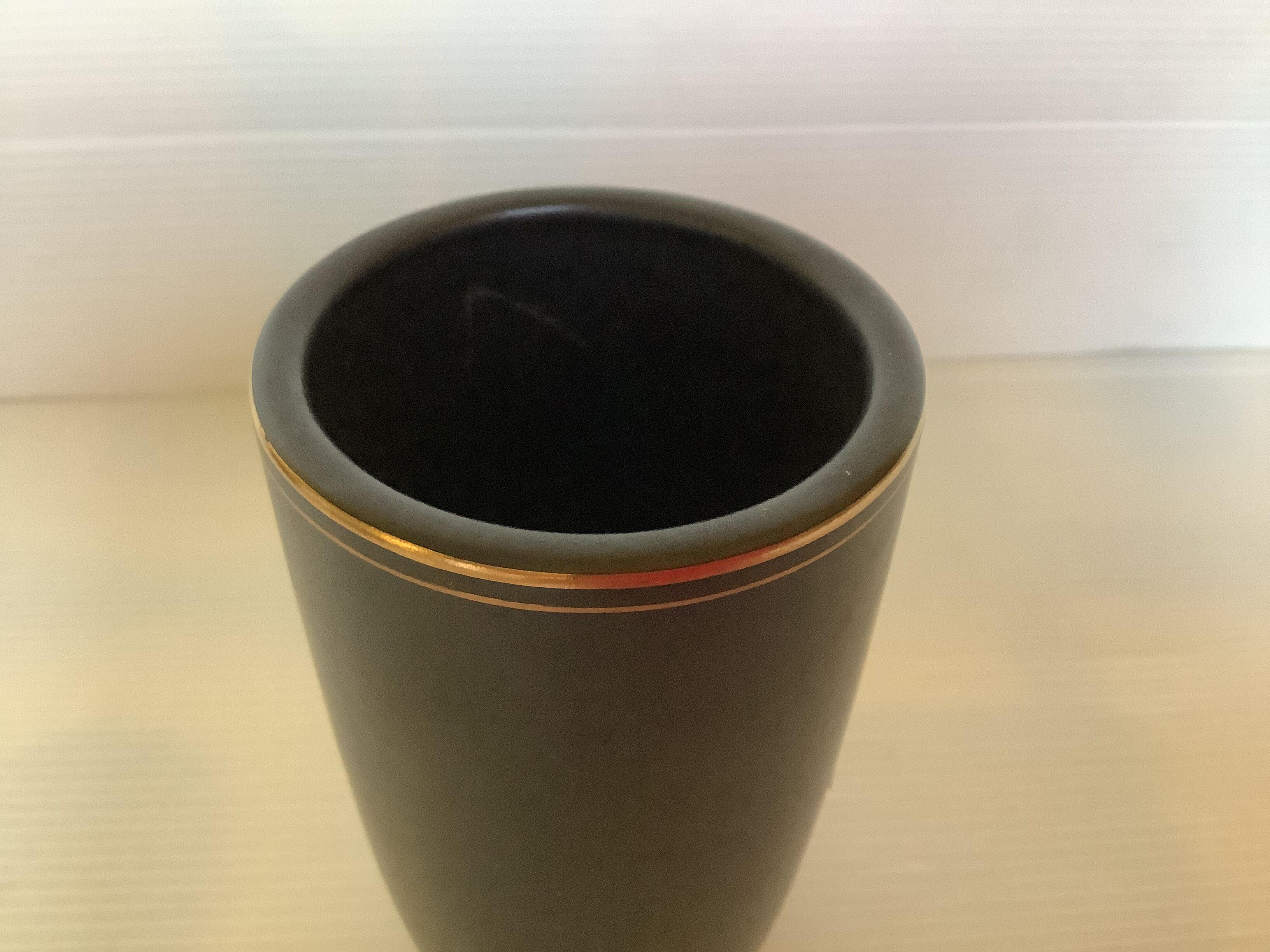 Vase Flora keramiek gouda Holland matt black