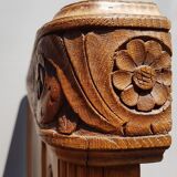 Bed 140cm Art Deco oak