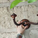 Pair of Vintage Articulated Wall Lights – Copper & Metal | Art Deco / Industrial Style