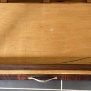 Table d’appoint, bureau 1 tiroir en placage de palissandre, 1950