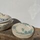 6 Flat plates iron earth by Bertrand Bordeaux / model Anémones