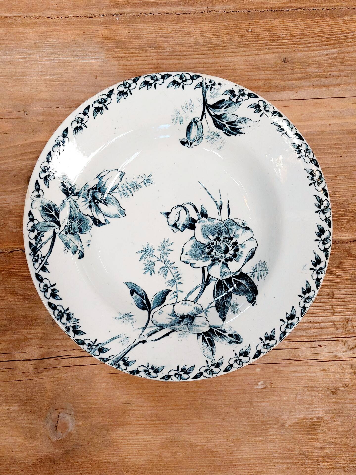 Duo d’assiettes creuses en terre de fer