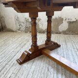 3m oak table from 1950 with its extensions