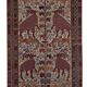 Vintage Turkish Oushak Handwoven Rug 114x217 cm