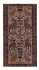 Vintage Turkish Oushak Handwoven Rug 114x217 cm