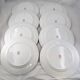 Minton Cuckoo, Coucou, 8 hand-painted porcelain dinner plates, 26 cm.