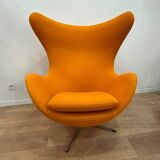 Orange Egg Chair by Arne Jacobsen