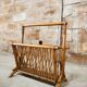 Bamboo magazine holder