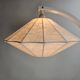 Caprani floor lamp with graphic cocoon shade, Denmark, 1970s