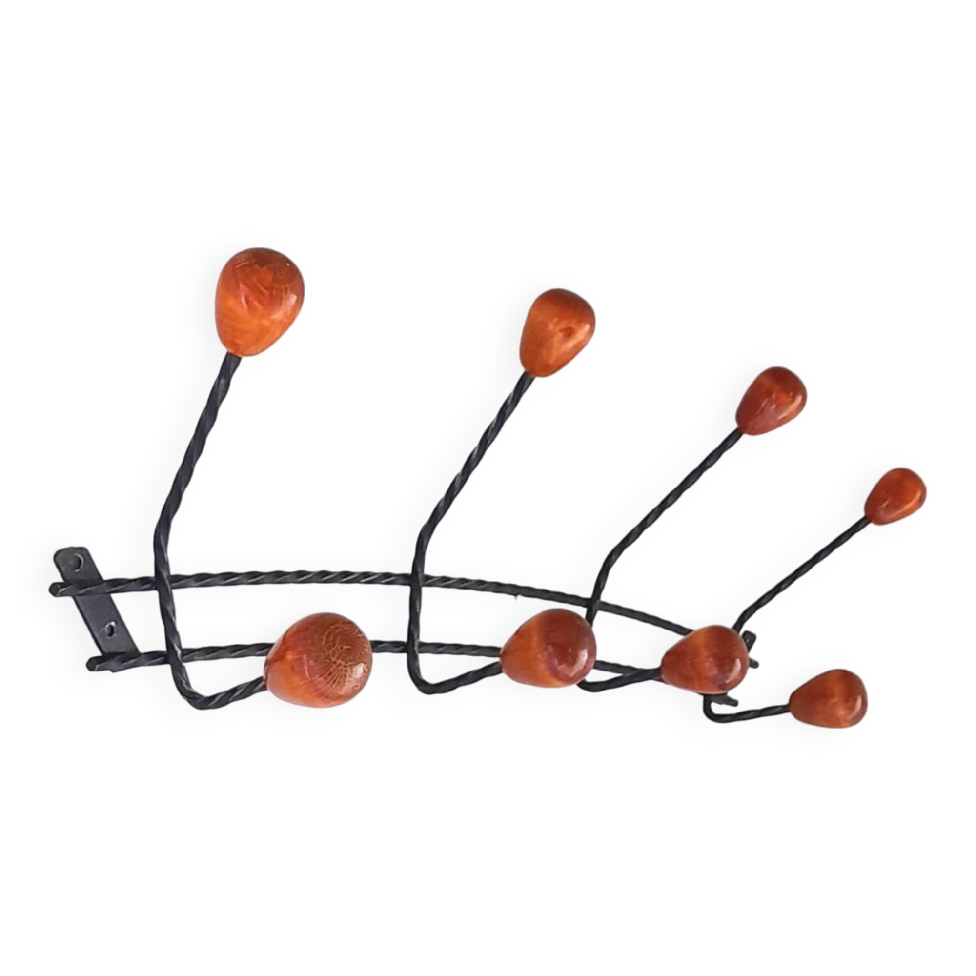 1950s wall coat rack