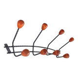 1950s wall coat rack