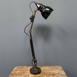 Early model Rademacher table lamp with black enamel shade