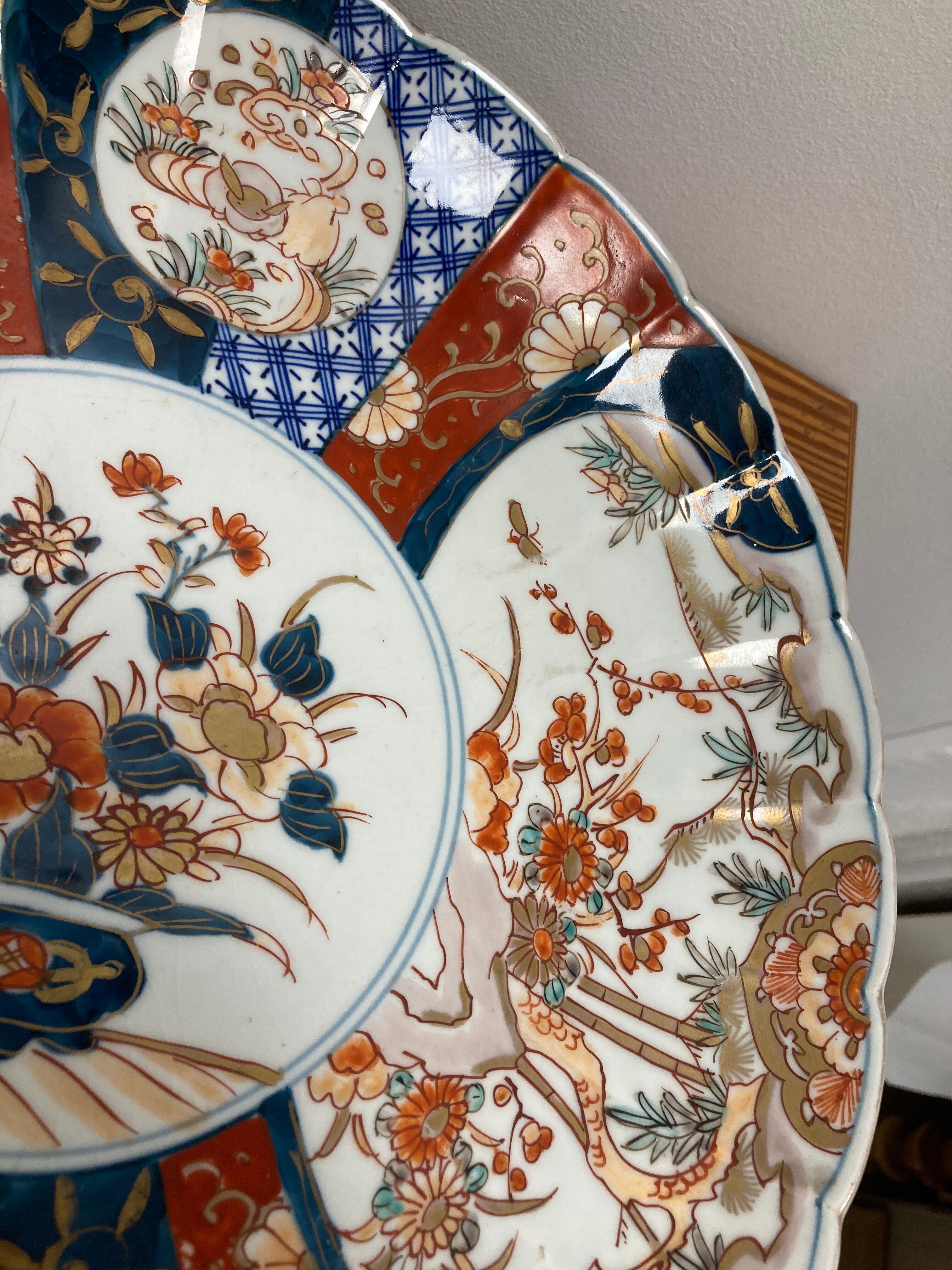 Old imari plate