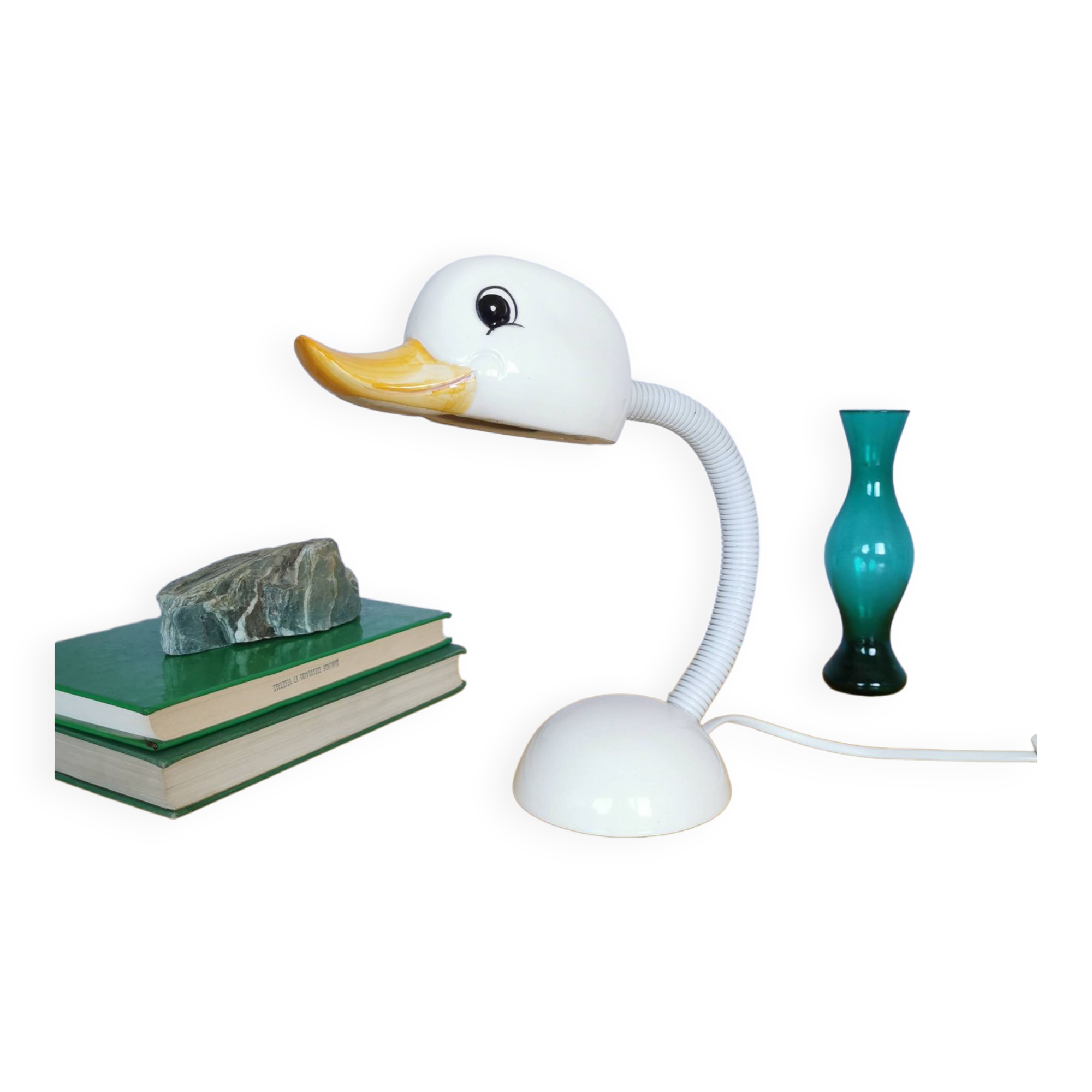 Flexible ceramic duck lamp, 1968