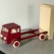 Wooden tipping lorry, vintage toy