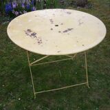 1950 foldable sheet metal garden table
