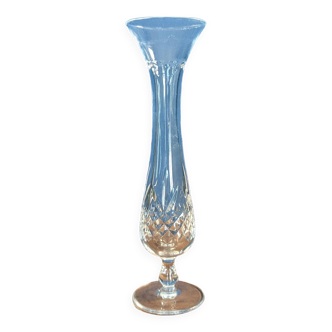 Small Soliflor Tulipier Vase with Crystal Foot 21cm