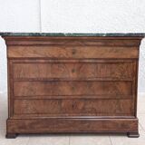 Louis Philippe mahogany secretary chest of drawers