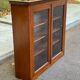 Louis Philippe style solid wood display cabinet from the 20th century