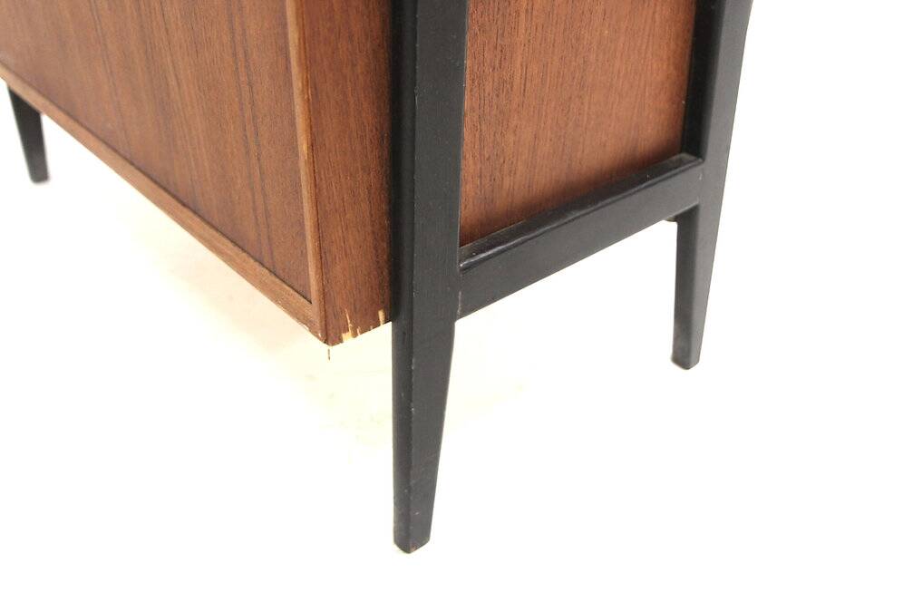 Scandinavian mahogany bookcase, AB Bröderna Troedson, Sweden, 1960