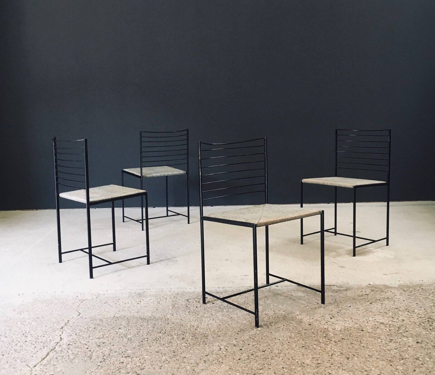 Postmodern Alice Dining Chairs from Cidue, Italy, 1980s, Set of 4