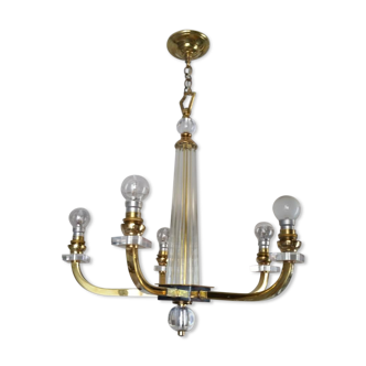 Art deco chandelier 1960