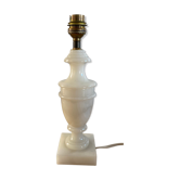 Old lamp foot in alabaster