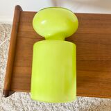 Blown glass mushroom lamp