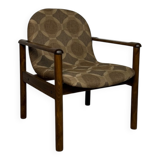 Vintage wooden armchair – 1970s design