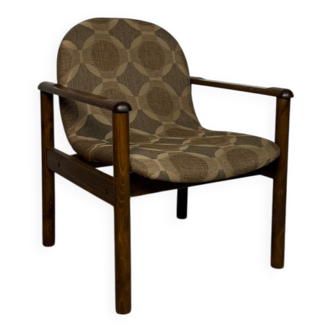 Vintage wooden armchair – 1970s design