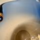 Blue and amber Murano glass ashtray/trinket dish 1960-70