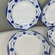 4 assiettes anciennes art déco