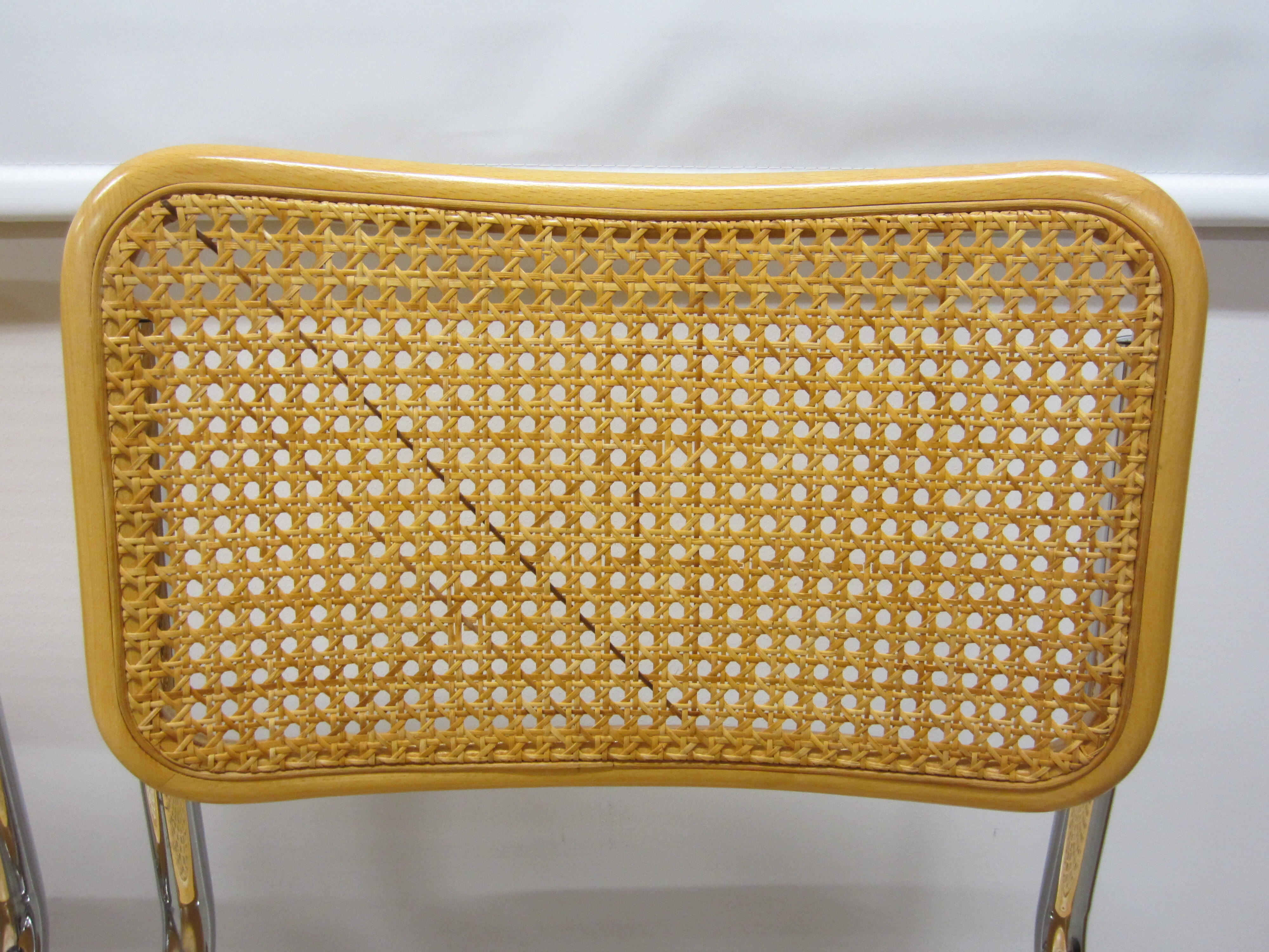 Series of 4 Cesca B32 chairs by Marcel Breuer